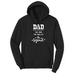 Dad the Man the Wallet the Legend Hoodie - Jet Black
