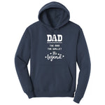 Dad the Man the Wallet the Legend Hoodie - Navy