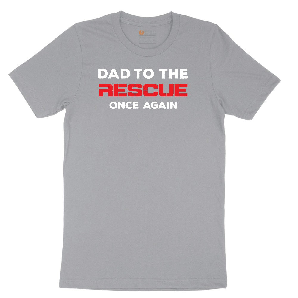 Dad to the Rescue Short Sleeve Tee - Athletic Heather Grey