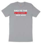 Dad to the Rescue Short Sleeve Tee - Athletic Heather Grey