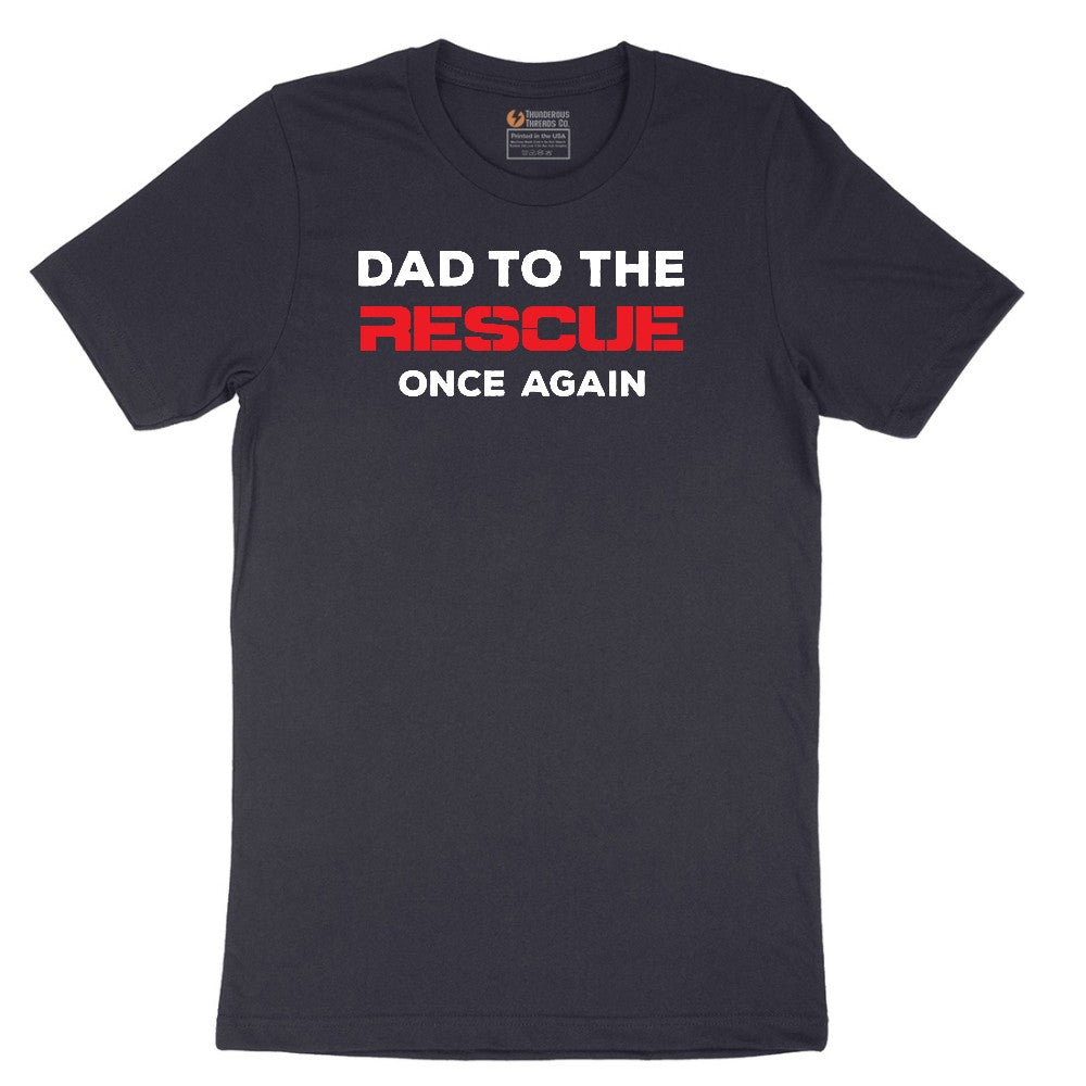 Dad to the Rescue Short Sleeve Tee - Deep Navy