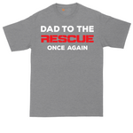 Dad to the Rescue tall t-shirt for men in Athletic Heather