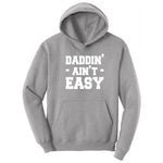 Daddin Ain't Easy Hoodie - Athletic Heather