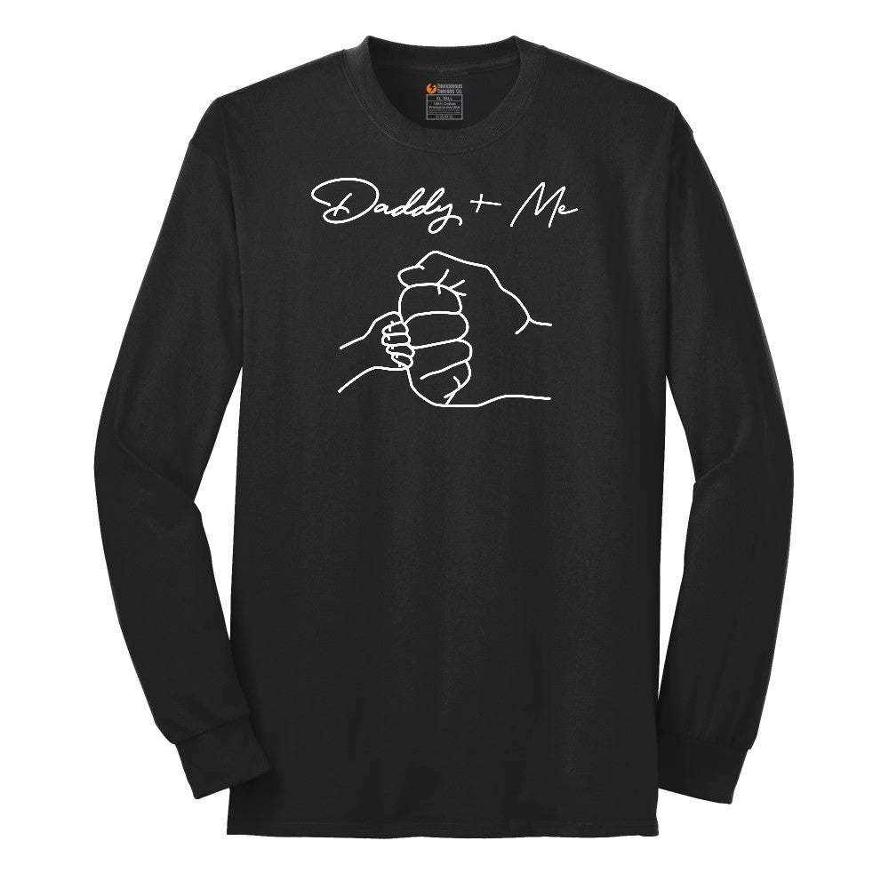 Daddy and Me Long Sleeve Tee - Jet Black