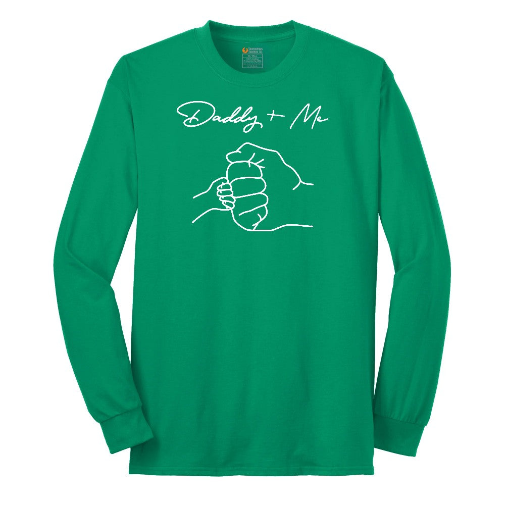 Daddy and Me Long Sleeve Tee - Kelly Green