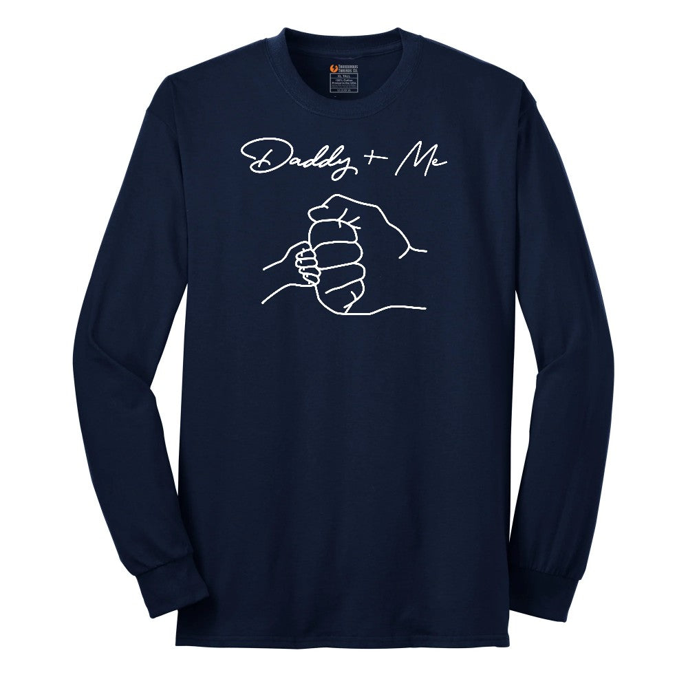 Daddy and Me Long Sleeve Tee - Navy