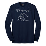 Daddy and Me Long Sleeve Tee - Navy