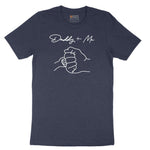 Daddy and Me Short Sleeve Tee - Heather Navy