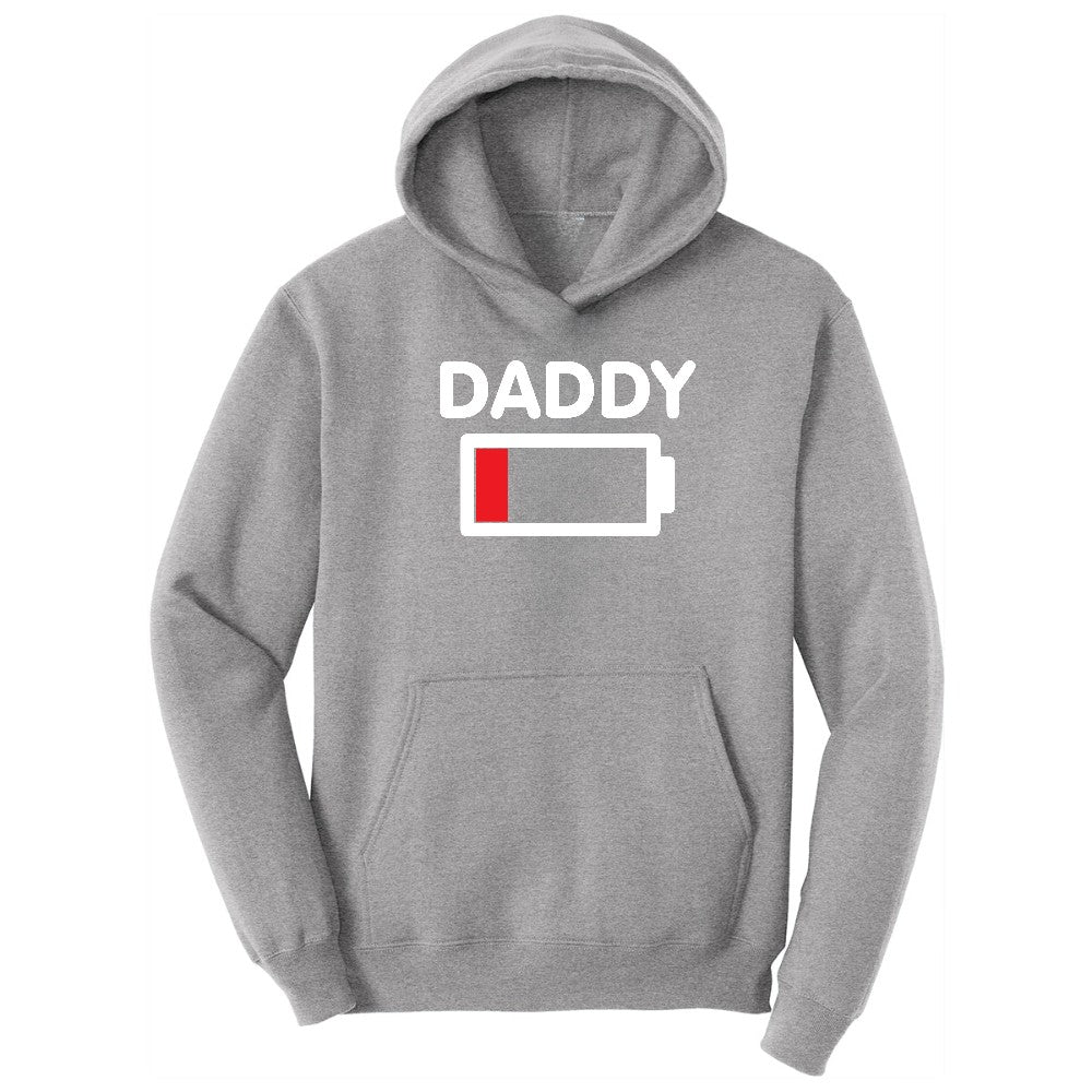 Daddy Low Battery Hoodie - Athletic Heather