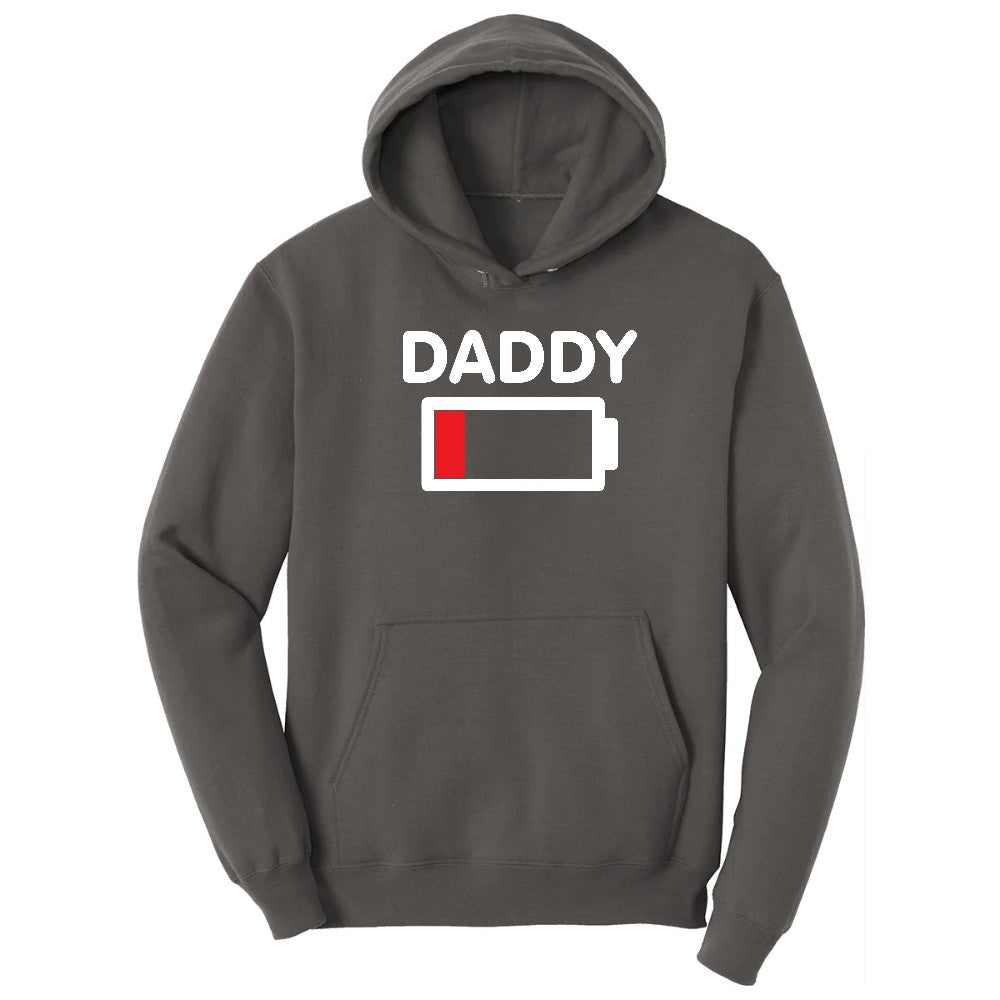 Daddy Low Battery Hoodie - Charcoal