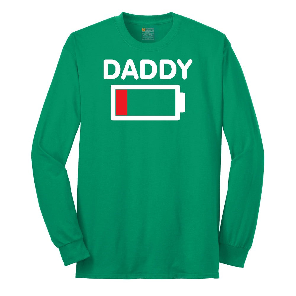Daddy Low Battery Long Sleeve Tee - Kelly Green