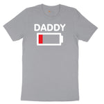 Daddy Low Battery Short Sleeve Tee - Athletic Heather Grey