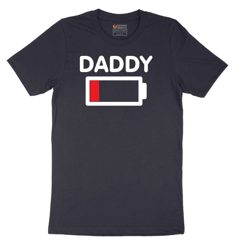 Daddy Low Battery Short Sleeve Tee - Deep Navy
