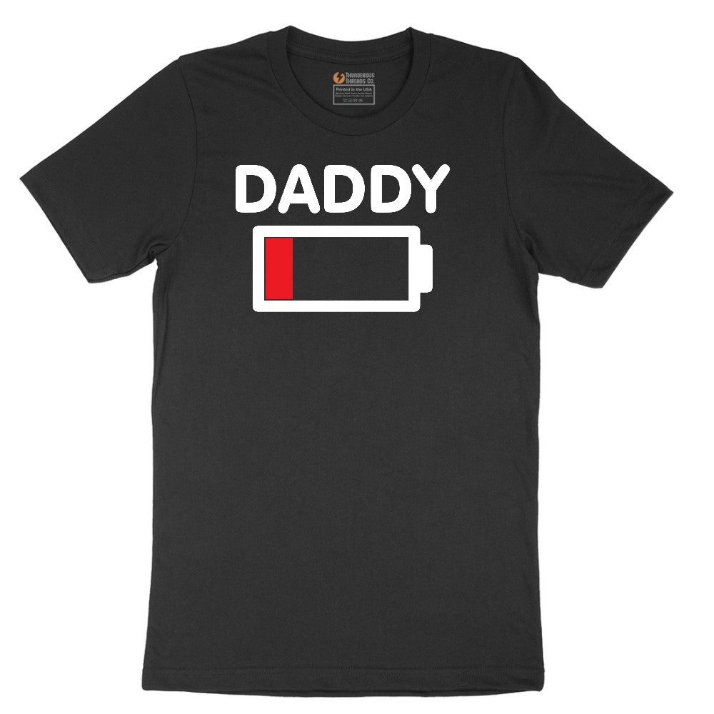 Daddy Low Battery Short Sleeve Tee - Jet Black