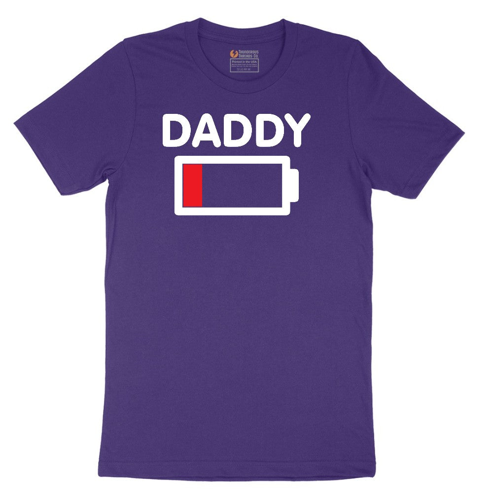 Daddy Low Battery Short Sleeve Tee - Team Purple
