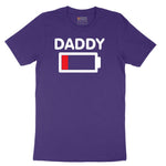 Daddy Low Battery Short Sleeve Tee - Team Purple