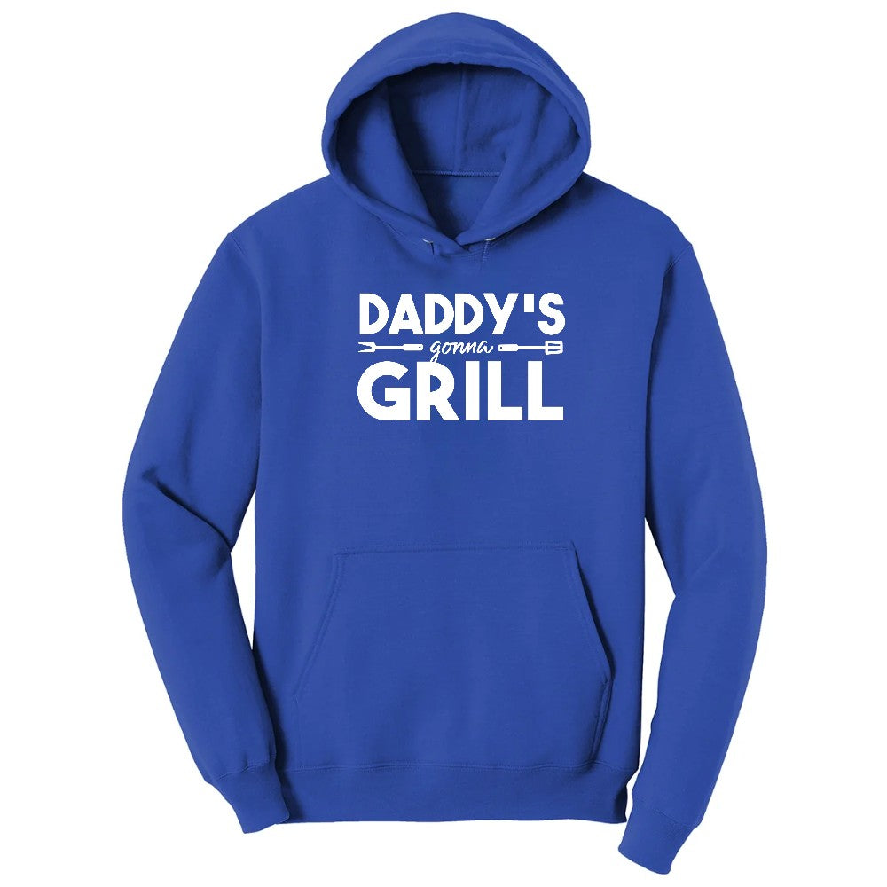 Daddys Gonna Grill Hoodie - True Royal