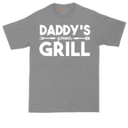 Daddy's Gonna Grill tall t-shirt for men in Athletic Heather
