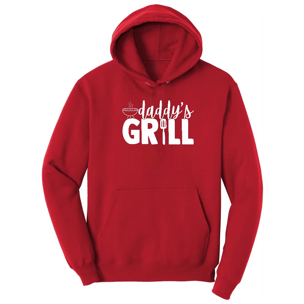 Daddys Grill Hoodie - Red