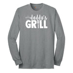Daddys Grill Long Sleeve Tee - Athletic Grey