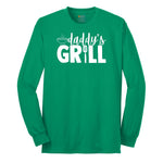 Daddys Grill Long Sleeve Tee - Kelly Green