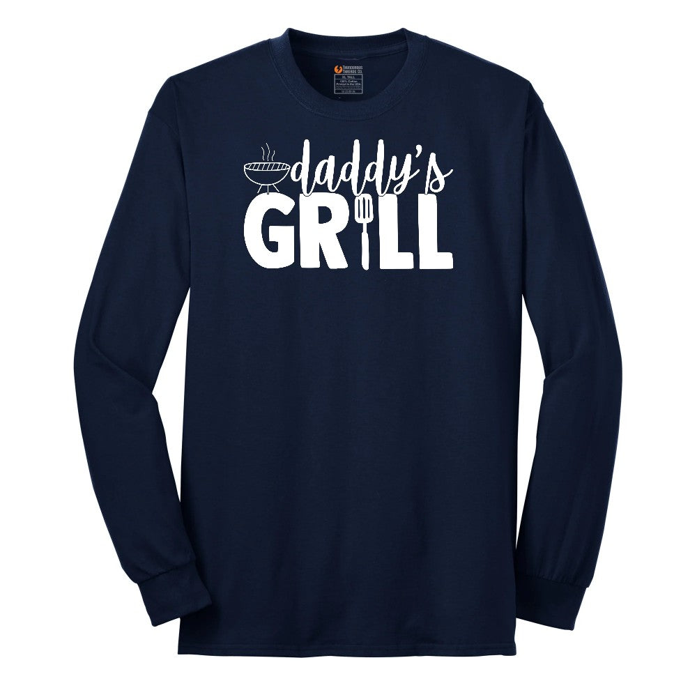 Daddys Grill Long Sleeve Tee - Navy