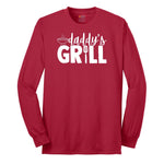 Daddys Grill Long Sleeve Tee - Red