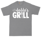 Daddy's Grill tall t-shirt for men in Athletic Heather