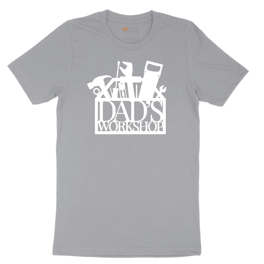Dads Workshop Short Sleeve Tee - Athletic Heather Grey
