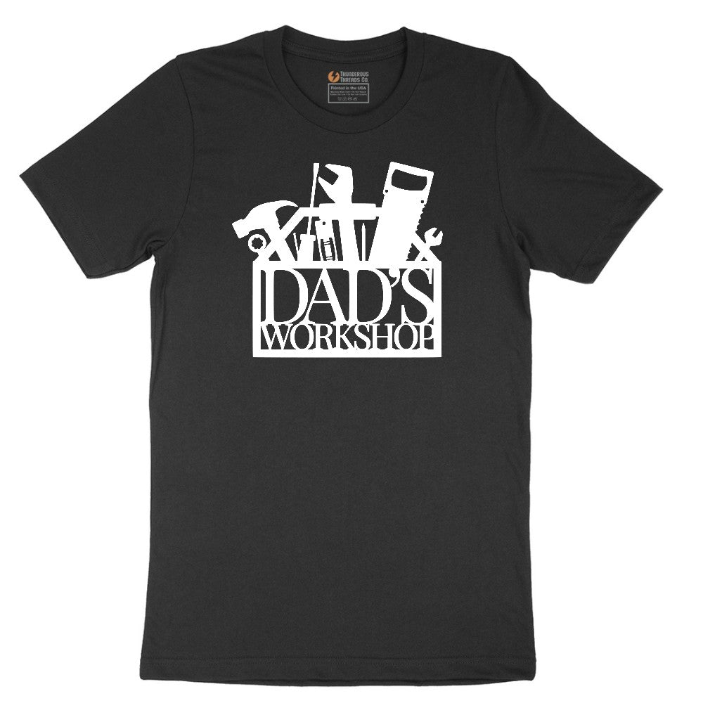 Dads Workshop Short Sleeve Tee - Jet Black