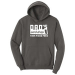 Dads Workshop Toys Fixed Free Hoodie - Charcoal