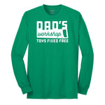 Dads Workshop Toys Fixed Free Long Sleeve Tee - Kelly Green