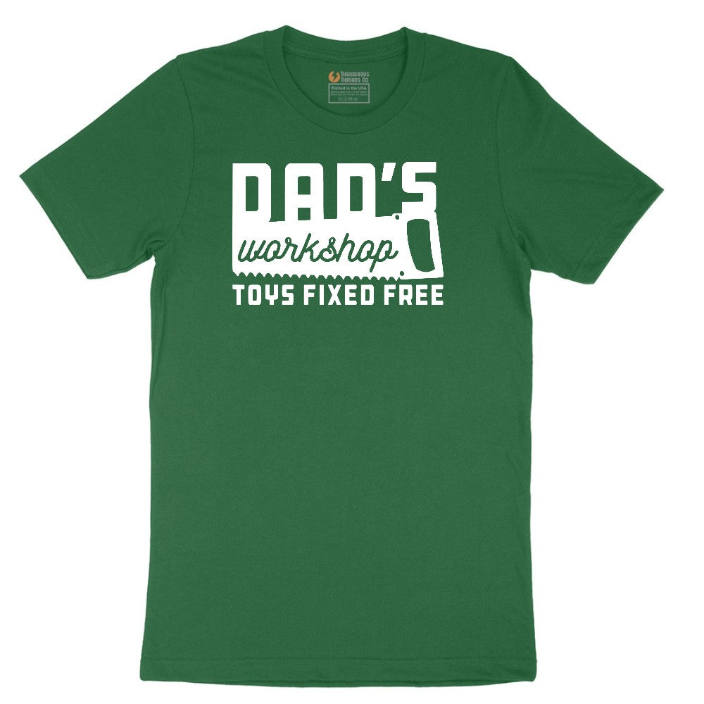 Dads Workshop Toys Fixed Free Short Sleeve Tee - Athletic Kelly