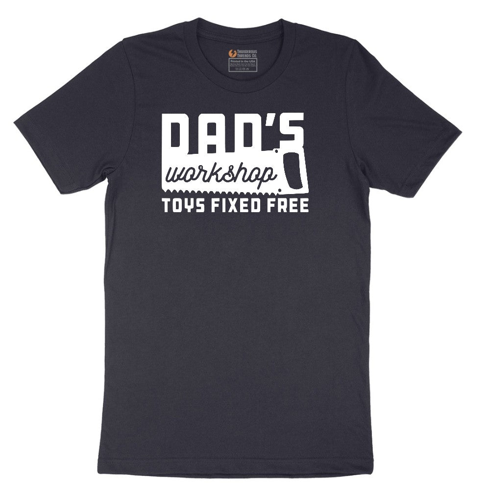 Dads Workshop Toys Fixed Free Short Sleeve Tee - Deep Navy