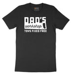Dads Workshop Toys Fixed Free Short Sleeve Tee - Jet Black