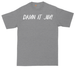 Damn It Jim tall t-shirt for men in Athletic Heather