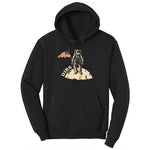 Dibs America Moon Landing Ladies Hoodie - Jet Black