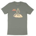 Dibs America Moon Landing Ladies Short Sleeve Tee - Bamboo Blackout