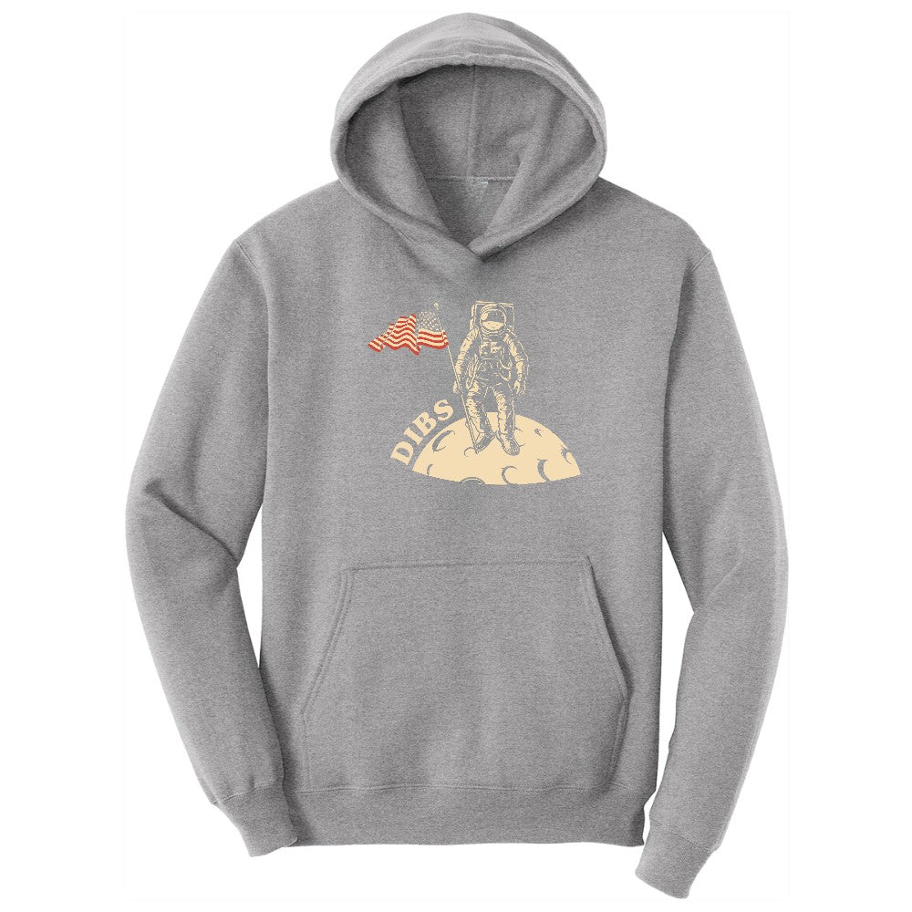 Dibs America Moon Landing Hoodie - Athletic Heather