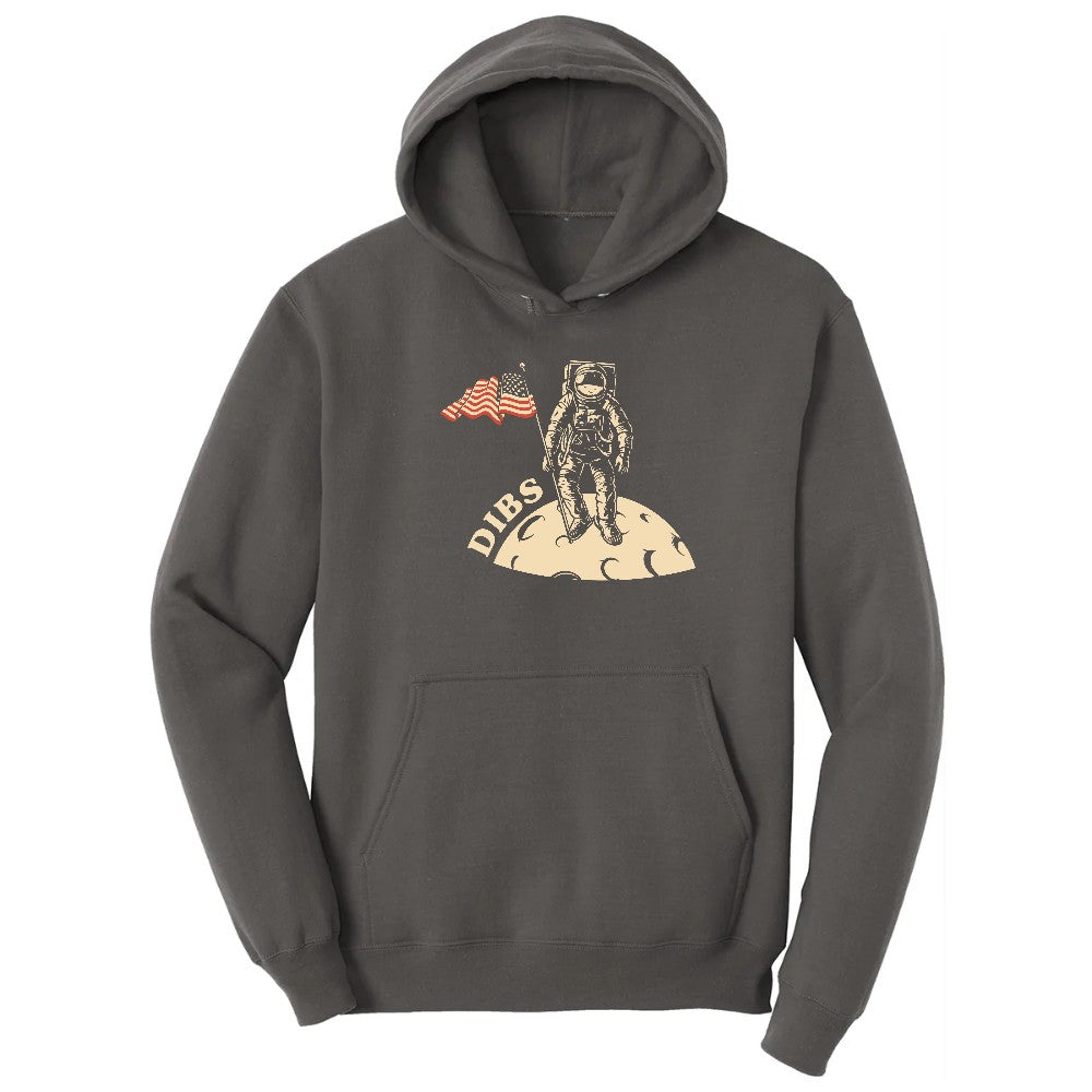 Dibs America Moon Landing Hoodie - Charcoal