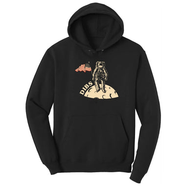 Dibs America Moon Landing Hoodie - Jet Black