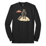 Dibs America Moon Landing Long Sleeve Tee - Jet Black