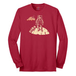 Dibs America Moon Landing Long Sleeve Tee - Red