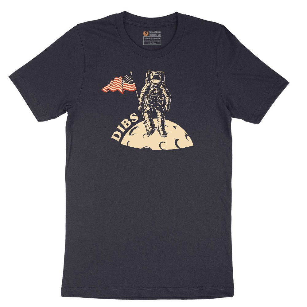 Dibs America Moon Landing Short Sleeve Tee - Deep Navy
