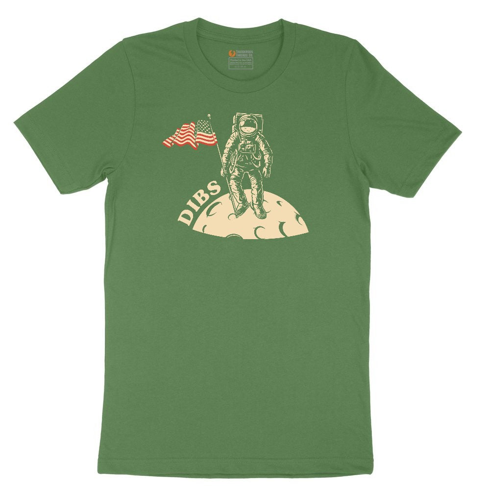 Dibs America Moon Landing Youth Short Sleeve Tee - Athletic Kelly