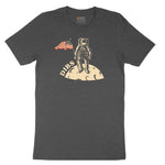 Dibs America Moon Landing Youth Short Sleeve Tee - Dark Heather Grey