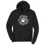 Dogs are My Kind of People Hoodie - Jet Black