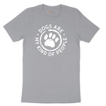 Dogs are My Kind of People Short Sleeve Tee - Athletic Heather Grey