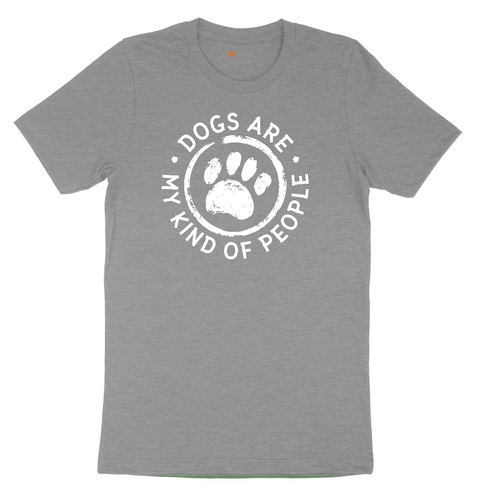 Dogs are My Kind of People Toddler Short Sleeve Tee - Athletic Heather