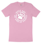 Dogs are My Kind of People Toddler Short Sleeve Tee - Candy Pink